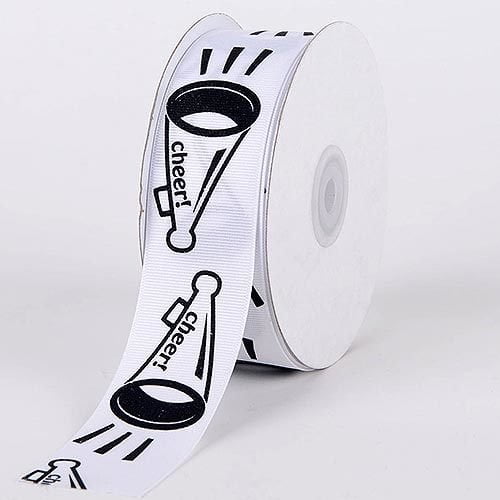 5/8" SOCCER BALL WHITE Satin RIBBON ROLL~~~ 25 YARDS Hair Bow Sports 5/8" SOCCER BALL WHITE Satin RIBBON ROLL~~~ 25 YARDS Hair Bow Sports